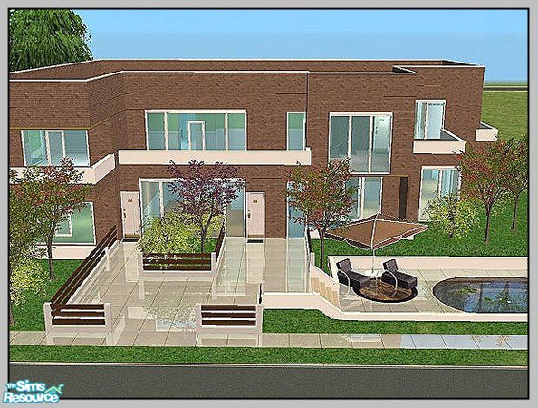 Sims 2 — Apartment 14 by kissme87 — Apartment with 7 apartment units. Cost 674-1.275 $. Its unfurnished .Hope you like it