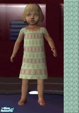 Sims 2 — watersim44 by watersim44 — Babywear for Girls in old Stle print good quality 
