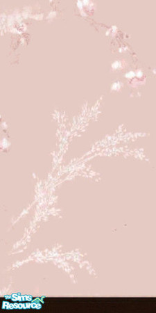 Sims 2 — Light pink flowers oriental wallpaper by yllota — Five oriental style walls for your zen sims =) *All textures