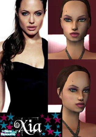 Sims 2 — Angelina Jolie by xiamc — no description needed.. she's the best 