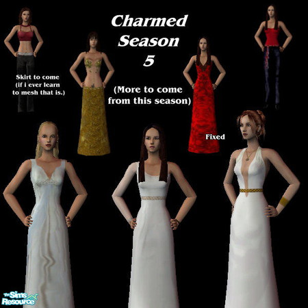 Sims 2 — *Charmed* Season 5 by kollens — I am currently working on different eppy and promo outfits for all the seasons