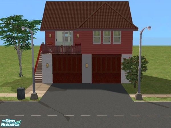 Sims 2 — Garage Included by peasant007 — Pesky garage can't escape now that your Sims are living on top of it! Comes