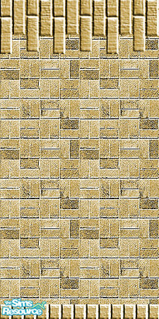 Sims 2 — Stonez Wallz Sun by iwubu — A lovely little brick set for your home, inside or out! They come in pale, dark,