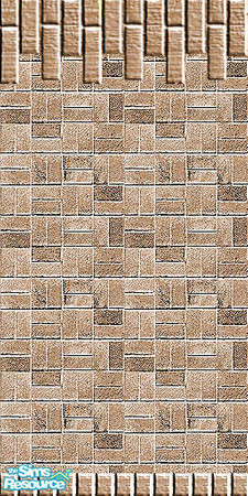 Sims 2 — Stonez Wallz Natural by iwubu — A lovely little brick set for your home, inside or out! They come in pale, dark,