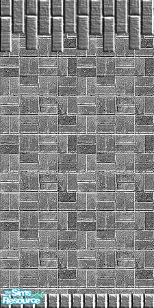 Sims 2 — Stonez Wallz Dark by iwubu — A lovely little brick set for your home, inside or out! They come in pale, dark,