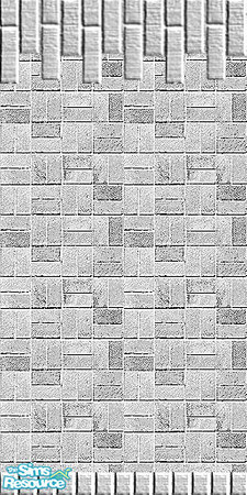 Sims 2 — Stonez Wallz Pale by iwubu — A lovely little brick set for your home, inside or out! They come in pale, dark,