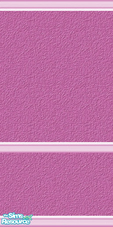 Sims 2 — Jade's Baked Pink Wall with Chair Rail by Jade0229 — A warm pink, solid textured wall having top and bottom