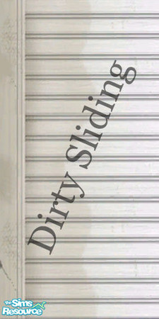 Sims 2 — Dirty Sliding by Cee_C — Use to create dirty aged sliding.