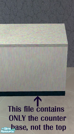 Sims 2 — New Age Boutique: Counter BASE by HChangeri — This was created to match my crystal shop, check my profile for
