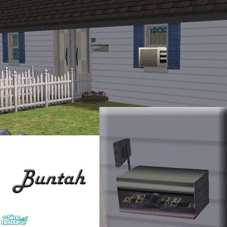 Sims 2 — Decorative Mailbox - Traditional by buntah — These decorative-only mailboxes look great beside any front or back