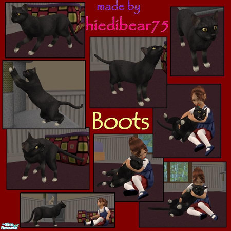 Sims 2 — Boots by hiedibear75 — He\'ll stomp his way right into your heart.