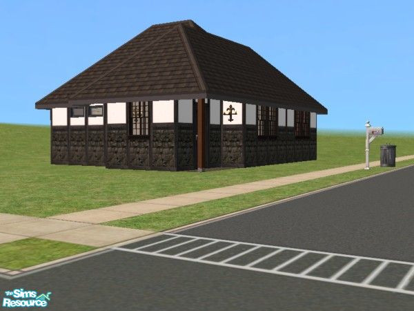 Sims 2 — Medieval Starter #2 by devil_shark — A medieval starter home with the basic furnishing, that your starter sim