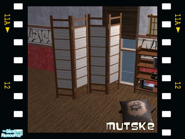 Sims 2 — Bamboo Living Screen by Mutske — Recolor from the set "Oriental living" by Sims 2 Play (shoukeir).