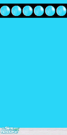 Sims 2 — Aqua Blue Border by singingwaters — by Singingwaters
