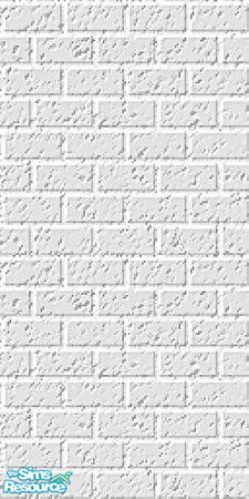 Sims 2 — Exterior White Brick Wall by Raveena — Part of the Exterior brick wall set.