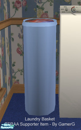Sims 2 — Laundry Room Items - Laundry Basket full by Gamerg — This is the laundry basket full of clothes. Man someone