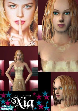 Sims 2 — Nicole Kidman by xiamc — This is my first upload of a sim :D, I really tried to make it look like her, I hope