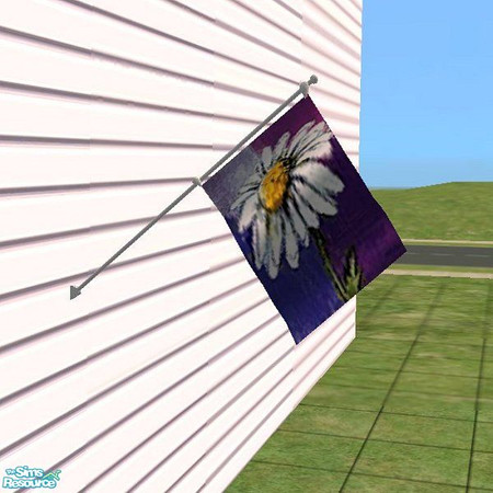 Sims 2 — sh_noveltyflag24 by countrysue — Decorative flag to beautify your Sim homes. Thank you Gamerg for your wonderful