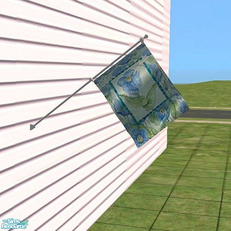 Sims 2 — sh_noveltyflag23 by countrysue — Decorative flag to beautify your Sim homes. Thank you Gamerg for your wonderful