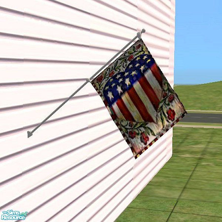 Sims 2 — sh_noveltyflag22 by countrysue — Decorative flag to beautify your Sim homes. Thank you Gamerg for your wonderful