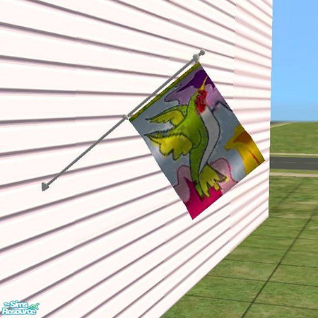 Sims 2 — sh_noveltyflag19 by countrysue — Decorative flag to beautify your Sim homes. Thank you Gamerg for your wonderful