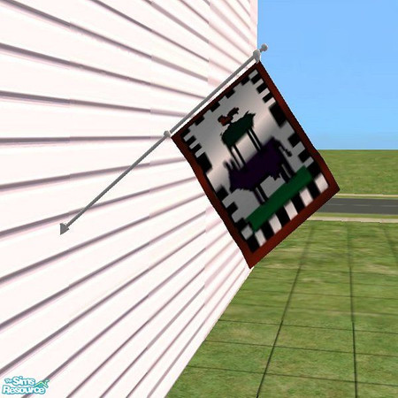 Sims 2 — sh_noveltyflag02 by countrysue — Decorative flag to beautify your Sim homes. Thank you Gamerg for your wonderful