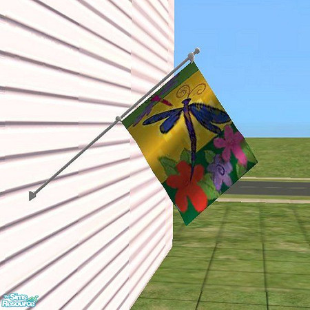 Sims 2 — sh_noveltyflag16 by countrysue — Decorative flag to beautify your Sim homes. Thank you Gamerg for your wonderful