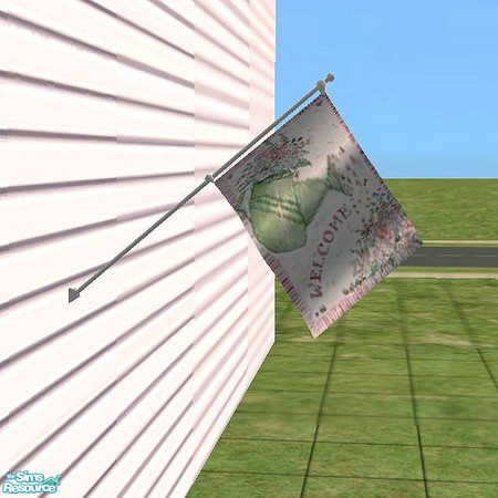 Sims 2 — sh_noveltyflag10 by countrysue — Decorative flag to beautify your Sim homes. Thank you Gamerg for your wonderful