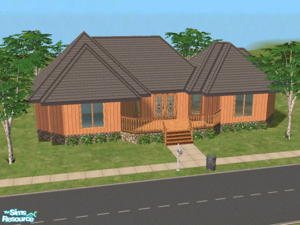 Sims 2 — Veleda Lane by meyhem —  A great starter home for a single sim or couple. With an open floor plan including