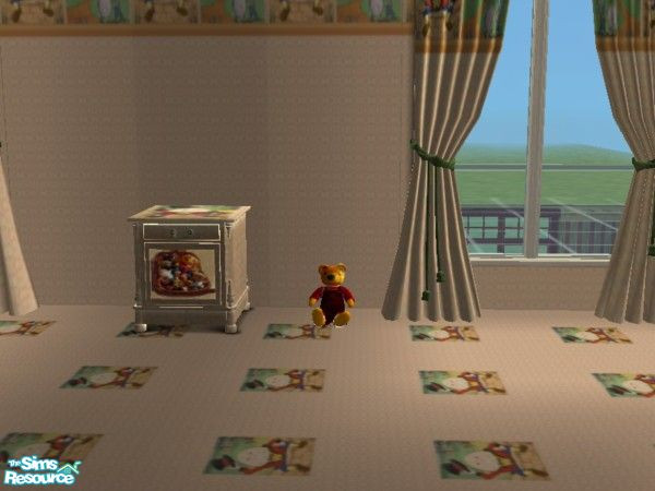 Sims 2 — Sleeping Dragon nite stand by ead425 — Sleeping Dragon Nursery - contains 1 wall,1 floor, 14 items bath counter,