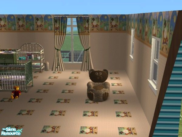 Sims 2 — Sleeping Dragon Bearlybutts chair by ead425 — Sleeping Dragon Nursery - contains 1 wall,1 floor, 14 items bath