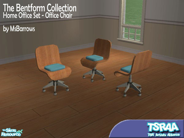 Sims 2 — Bentform Office Chair by MsBarrows — The Bentform Collection features many lovely pieces in finest 60\'s style.
