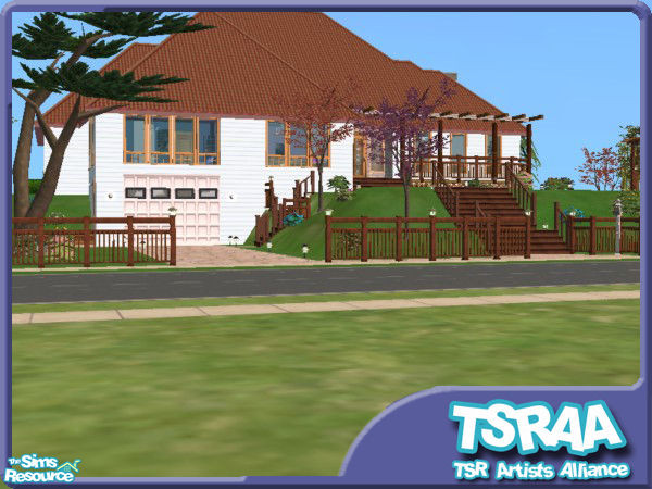 Sims 2 — The Shafter by devil_shark — It's a family home with two floors, 3 bedrooms, 2 bathrooms, Living, Kitchen,