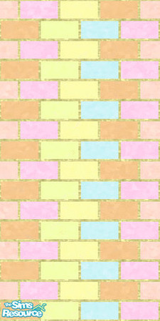 Sims 2 — Easter Bricks by Earcat —  Since redecorating is so easy for Sims, they can redecorate their homes for almost