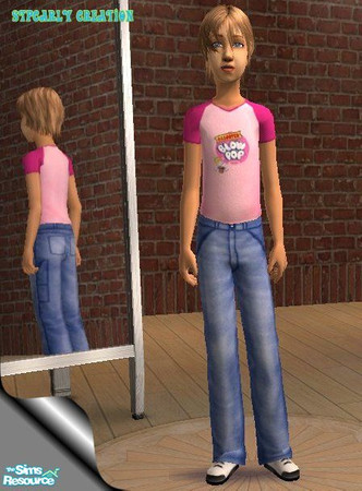 Sims 2 — Closet Cleanout Jeans by STP Carly — Last year's jeans in this year's closet!