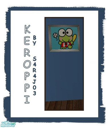 Sims 2 — SPII Keroppi by S4R4J03 — Part of the 'Sanrio Pictures - Set II' set.