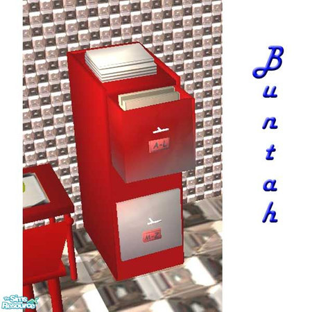 Sims 2 — Mad Scientist File Cabinet DRAWERS by buntah — This is the file cabinet drawers for my Mad Scientist set. It