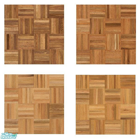 Sims 2 — Parquet Floors by queenmab75 — A set of four parquet floors.