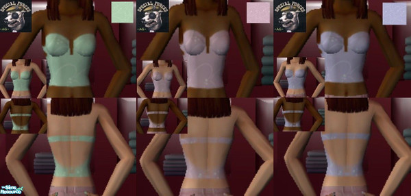 Sims 2 — Short tops 1.2 by therulerjoyce — Pack of 3 short tops