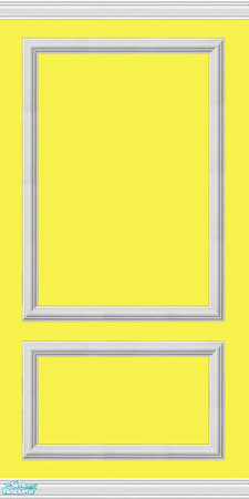 Sims 2 — Double Frame On Bold Set -  Bright Yellow by Halfcreek — created by Halfcreek