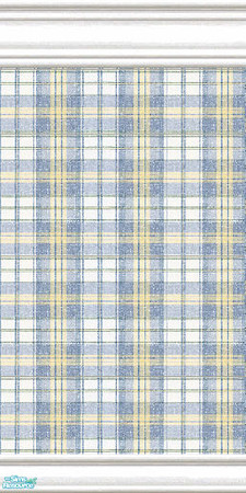 Sims 2 — jsf2CottageBYPlaid by jsf — The full lenghth version of soft shades of light yellow and baby blue with white