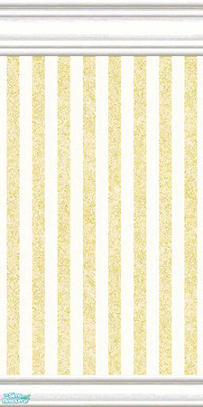 Sims 2 — jsf2CottageBYStripe by jsf — The full lenghth version of softly textured, light yellow and white stripes are