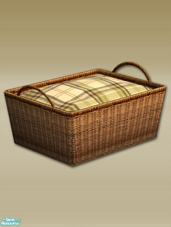 Sims 2 — Mt Lodge Series - Kitchen Covered Basket - Mesh by Shakeshaft — Part of a set that contains all the decorative