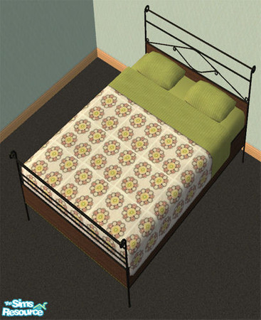 Sims 2 — Anthropologie Quilted Bedding - 3 by agaliha5 — A set of beautiful quilt bedding from Anthropologie. No mesh