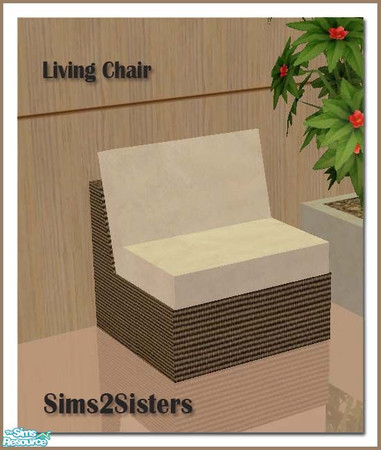 Sims 2 — S2S Livingroom Rena - Living Chair by sims2sisters — 