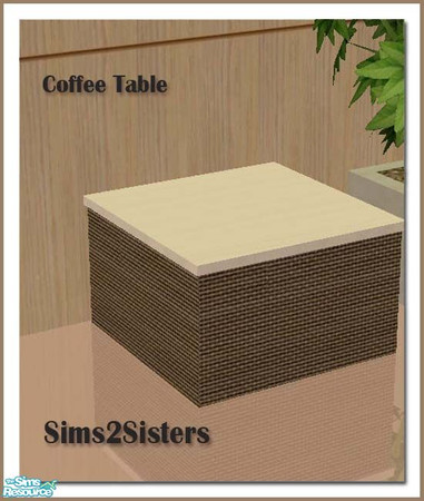 Sims 2 — S2S Livingroom Rena - Coffee Table by sims2sisters — 
