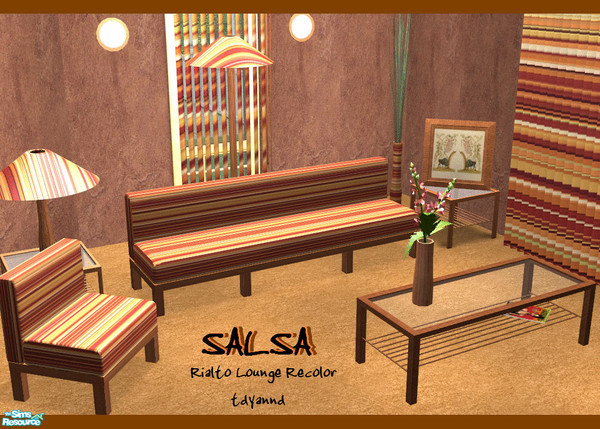 Sims 2 — Salsa - Rialto Recolor by tdyannd — A recolor based of a wonderful mesh by TSR\'s Shakeshaft. You will need the