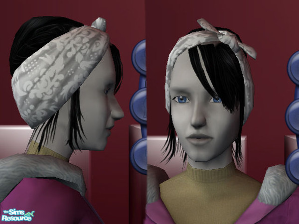 Sims 2 — White headband by shiva_jmr — White headband. I just needed it myself thought I would share :)