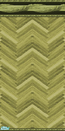 Sims 2 — Wood with Acanthus Borders Wall 06 by Sheera — Part of my Wood with Acanthus Borders Walls & Floors Set.