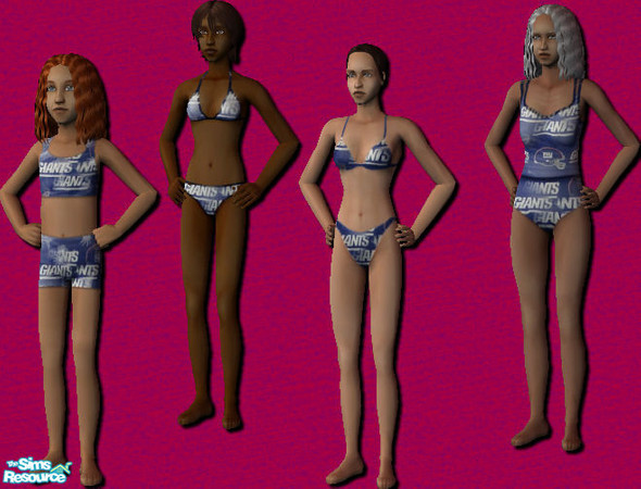 Sims 2 — Giants Female SwinSuits by Bayou_Babe —  